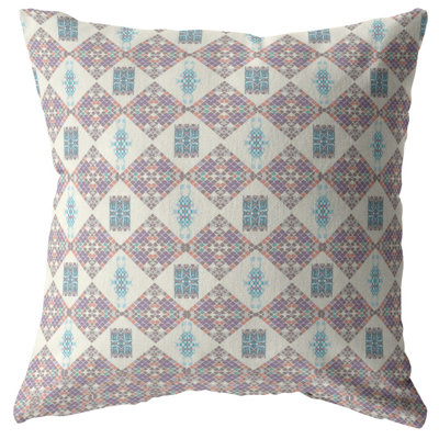 Cotton Reversible Throw Pillow