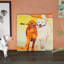 Toile tendue - Pat Saunders - art mural «Stick with Me» blanc pour le salon, la chambre à coucher ou le bureau - 24 x 24-30980281