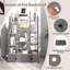 132 cm H x 80 cm W Etagere Bookcase-58435461