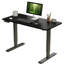 Bureau debout électrique noir et brun de 55 po x 24 po à hauteur réglable pour la maison et le bureau-1006401665-1006401692