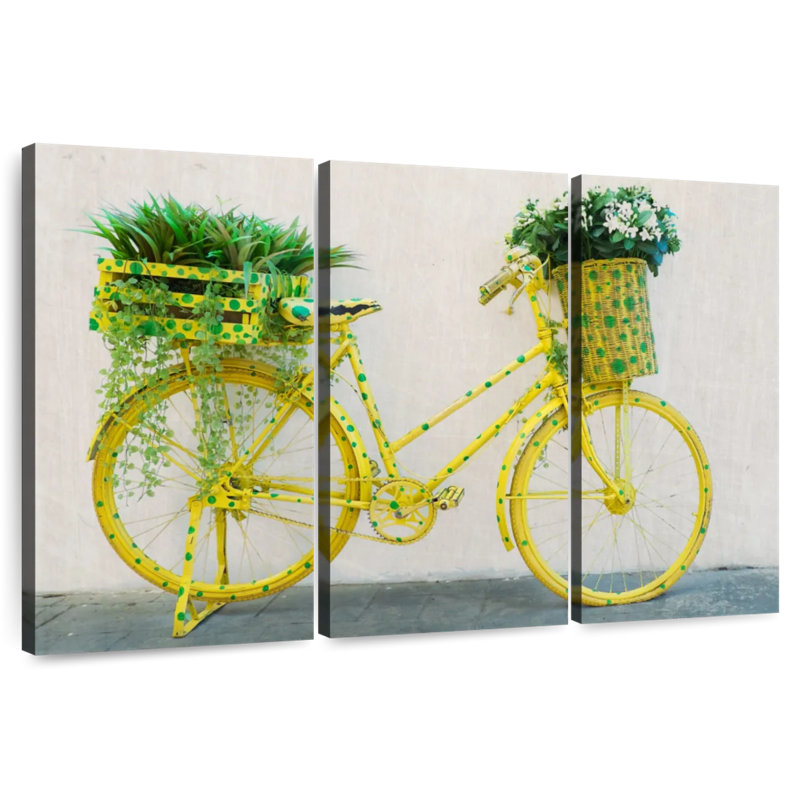 Bicycle Garden, 42" H x 65" W