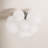 Clarksdale 120W Opal White Flush Mount-1623290978