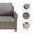 Tya Wicker Sofa Seating Group with Ottomans -1469020675