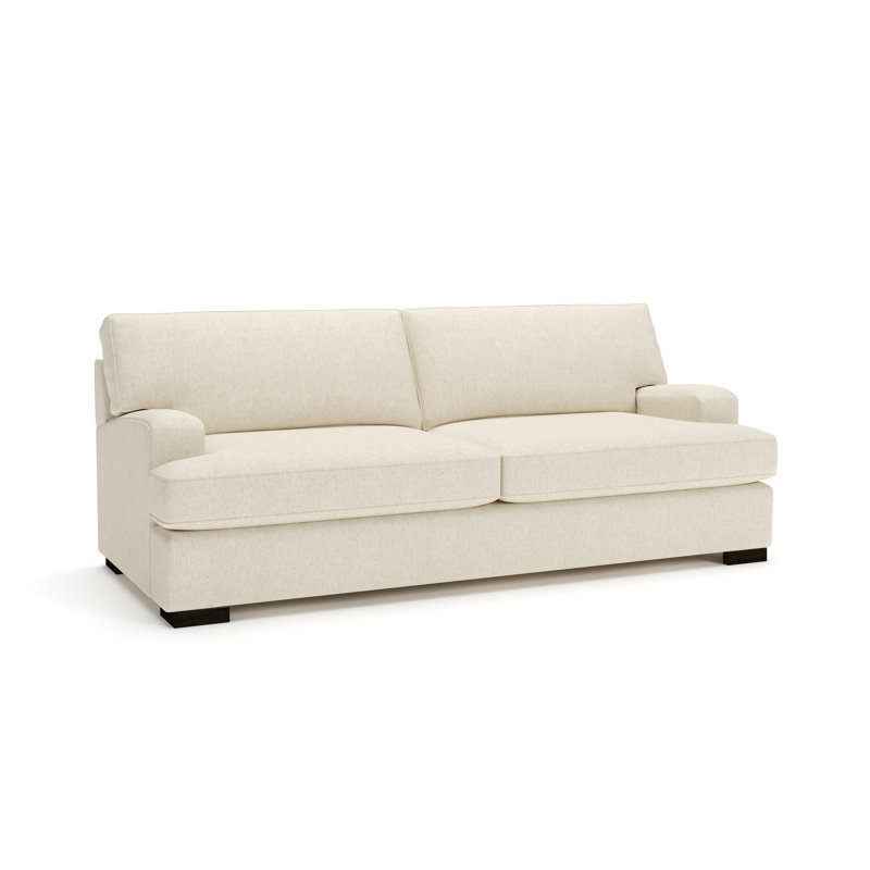 Brooklyn 93'' Sofa, John Sepia Performance Linen Blend