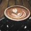 Artistic Cappuccino - Framed Matted Print for Home Decor-677062423-677062426