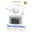 Irregular Marble Pattern Coffee Table And 130cm High Gloss Floating Wall Mounted Tv Stand