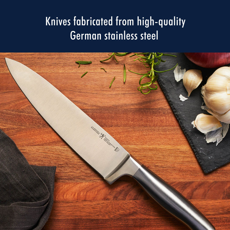 HENCKELS Classic Razor-Sharp 7-Piece Self-Sharpening Knife Set, Chef Knife,  Bread Knife German Engineered Informed by 100+ Years of Mastery