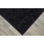 Tapis noir à motifs géométriques-16339428