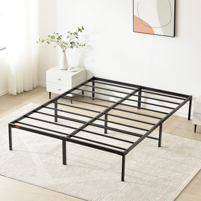 Tesfai 14'' Steel Platform Bed, Queen, 14"