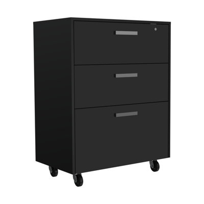 27.55'' Wide 3 - Drawer Storage Cabinet