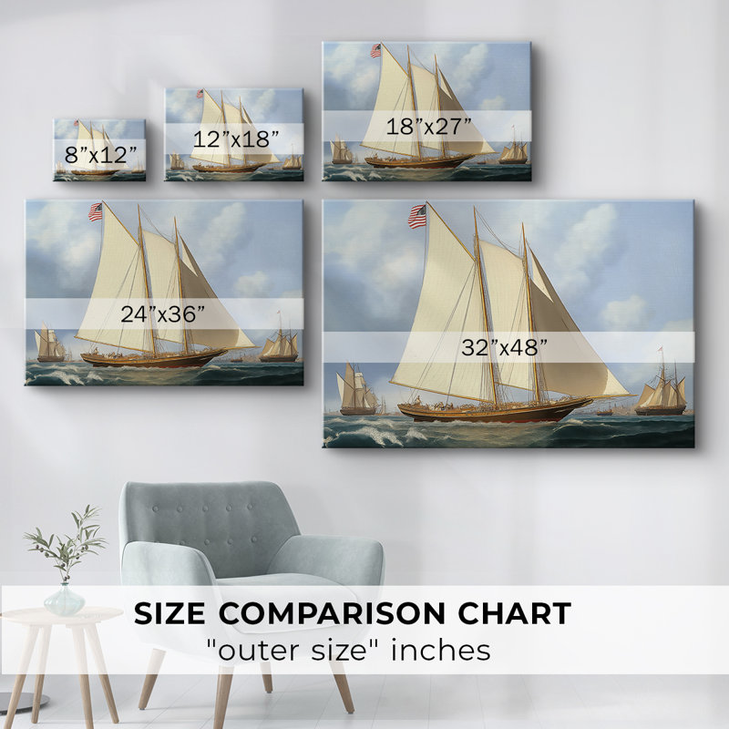 Série Nautical-CII - Cavas enveloppés de galerie, 32 x 48