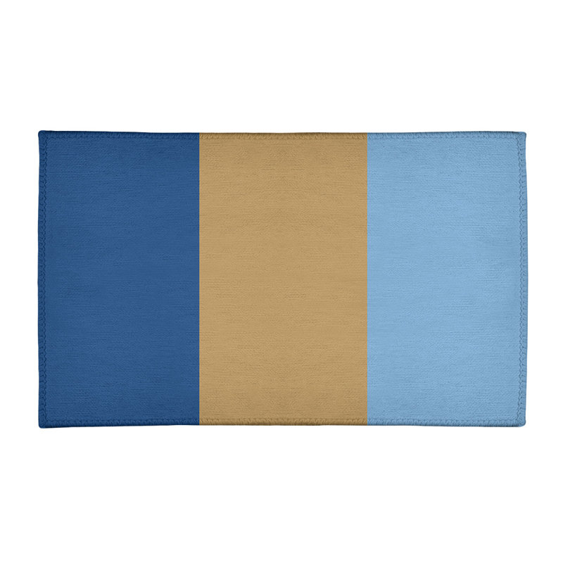 Chenille Striped Indoor Rug, Rectangle 3' x 5'