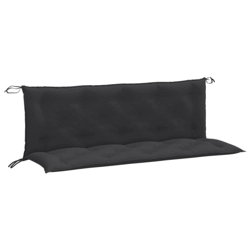 Red Barrel Studio® Garden Bench Cushions 2 Pcs 2.8" Fabric, 59.1" W x 19.7" D, Melange Anthracite