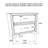 2 Drawers Nighstand With 1 Jewelry Tray-1123036630