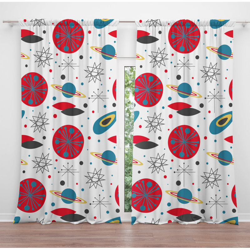Paire de rideaux obscurcissant en polyester Crowle, L 20 po x H 82 po