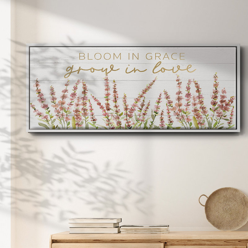 Grow in Love- Framed Canvas
