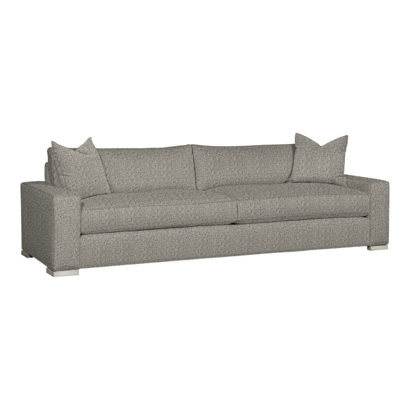 Paxton 109" Two Seat Extended Sofa, Tuck Graphite, Navajo