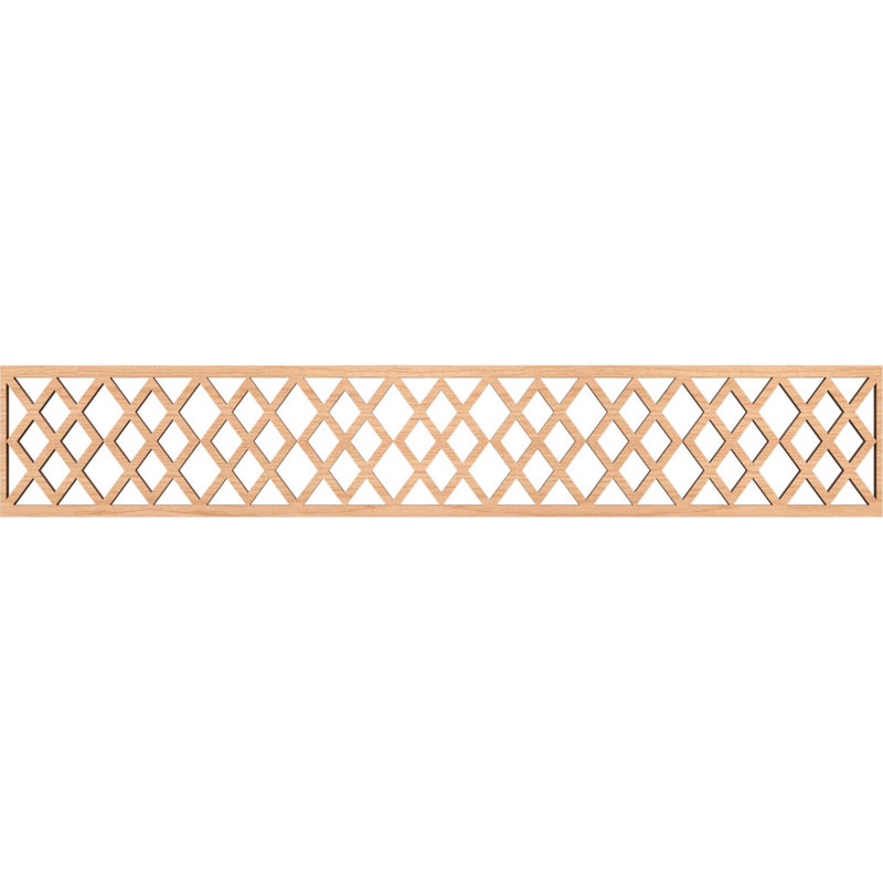 Moulure Hadley, Noyer blanc, H 8 po x l 46,625 po x P 0,375 po
