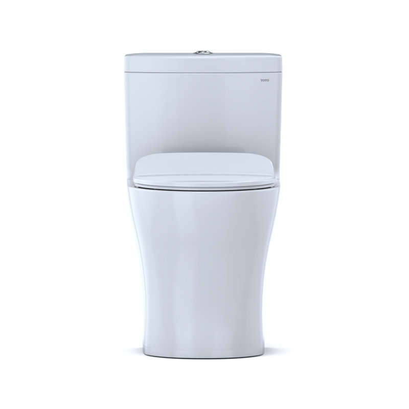 TOTO® Aquia® IV One-Piece Elongated Dual Flush 1.28 and 0.9 GPF Universal Height, WASHLET®+ Ready Toilet with CEFIONTECT®, Cotton White