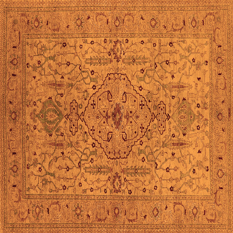 Oriental Indoor Rug, Square 5'