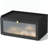 Bread Box For Kitchen Countertop,Large Modern Bamboo Bread Box With Window Bread Storage Container,(Black)