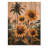 Tropical Sunflowers Field In The South I - Sunflowers Wood Wall Art - On Natural Pine Wood-1832043325