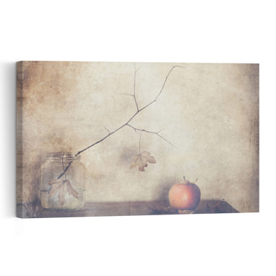 " Rustic Autumn Still Life Rustic Serene Vintage Autumn Fruit Wall Art Print " by Delphine Devos