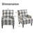 27.1'' Wide Transitional Upholstered Armchair (Set Of 2)-1272823622