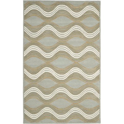 Secaucus Hand Tufted Wool Abstract Rug