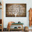 «Tree Splash On Wood», reproduction d'art sur toile-93058646