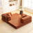 Foldable Three Person Fabric Sofa Bed, high Rebound Density Sponge Sofa-1561136076-1572568167
