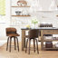 Tabouret de comptoir pivotant 26 po Bresha-321253233-321253238