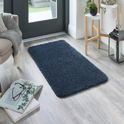 Solid Colour Machine Tufted Area Rug