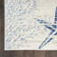 Tapis ivoire / bleu Lilyanna-729037191