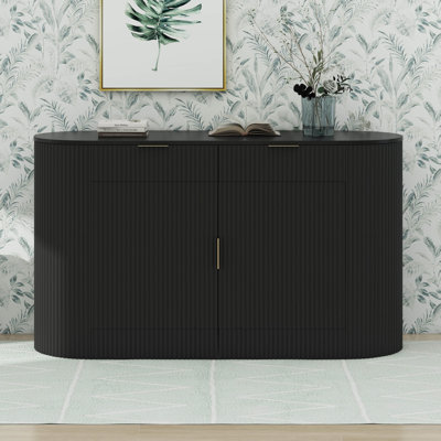 Buffet, 2 portes et 2 tiroirs avec tablettes à 3 niveaux Modern