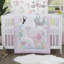 Ensemble de literie pour lit de bébé 3 pièces Rosa Tropical Garden