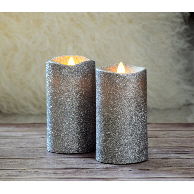 Bougie sans flamme à DEL sans parfum