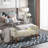 Kerttu Linen Upholstered Storage Bench-1524097319