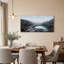 «Rocky Quarry Walls entourant le lac turquoise», art mural-565954800