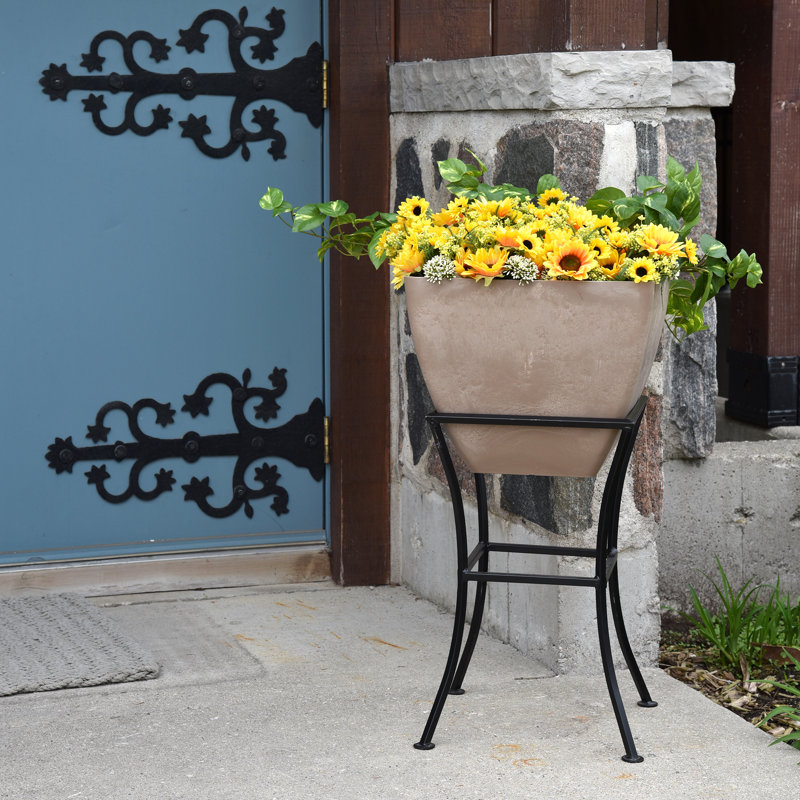 Lacefield Pot Planter, 29.5" H x 16" W x 16" D, Oak