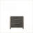 Jehoram Gray Upholstered 3-Drawer Bedroom Nightstand