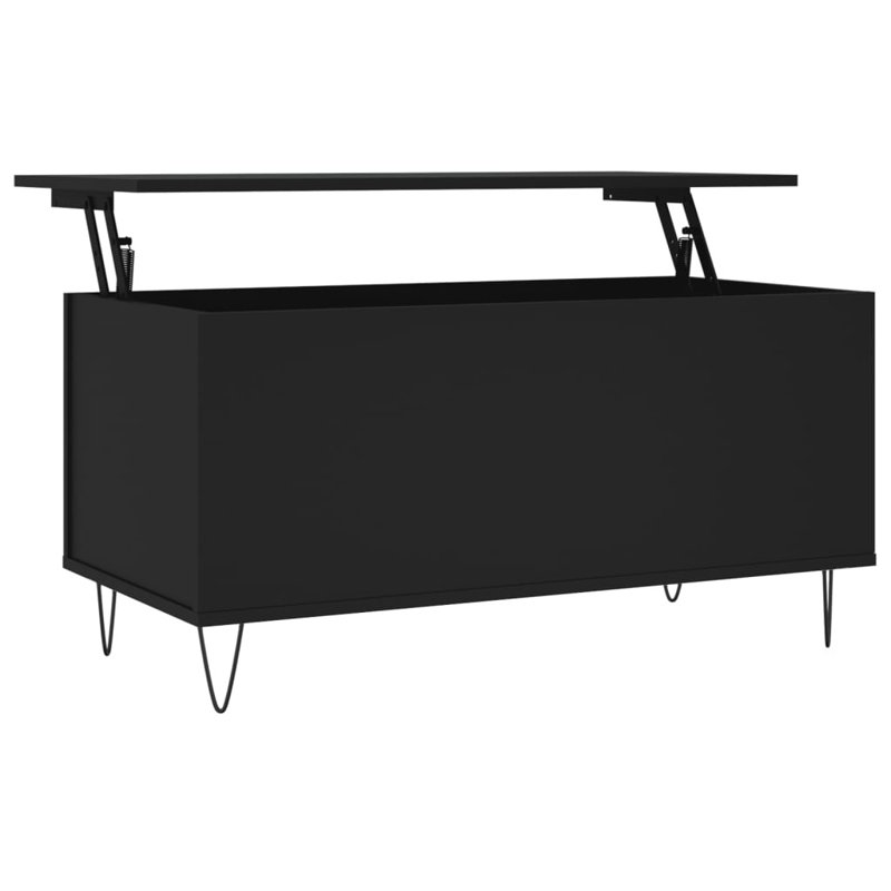 Moriaty Coffee Table, Black, 60cm L x 44.5cm W x 45cm H