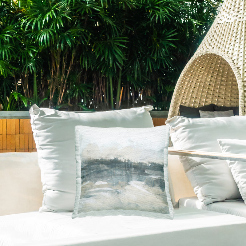 Abstract Outdoor Throw Pillow