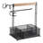 Portable Alloy Steel Grill Caddy With 7 Compartments For Camping And Grilling