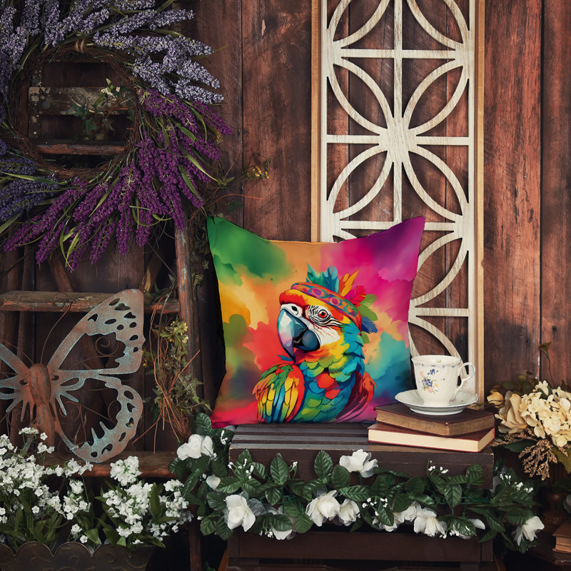 Coussin Hippie, H 14 po x l 14 po