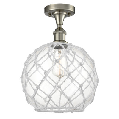 Brianna Glass Semi Flush Mount