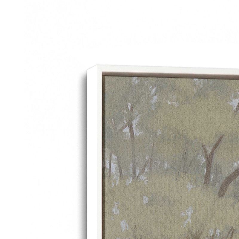 «Dear Riverbank I» par Grace Popp, reproduction d'art sur toile, Cadre flottant sans passe-partout, H 18 po x l 12 po, Blanc