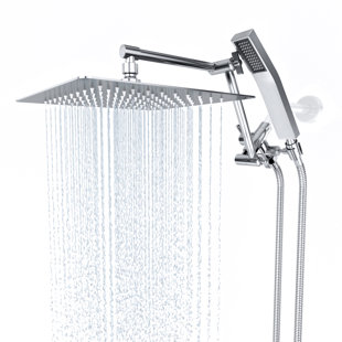 10 Inch All Metal Rain Dual Shower Head
