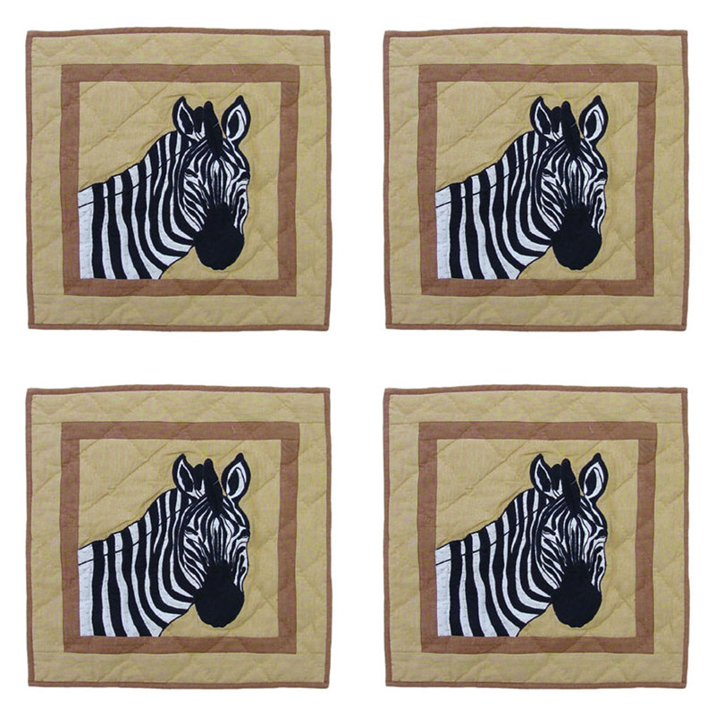 Safari Cotton Throw Pillow