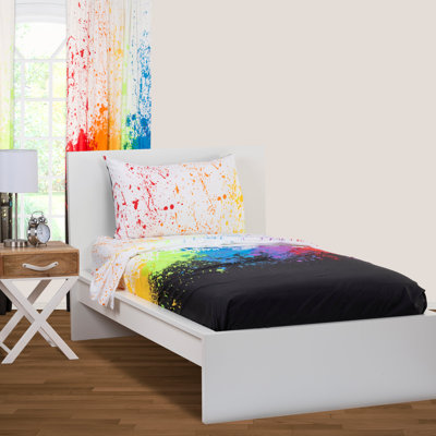 Cosmic Burst Microfiber Abstract Sheet Set